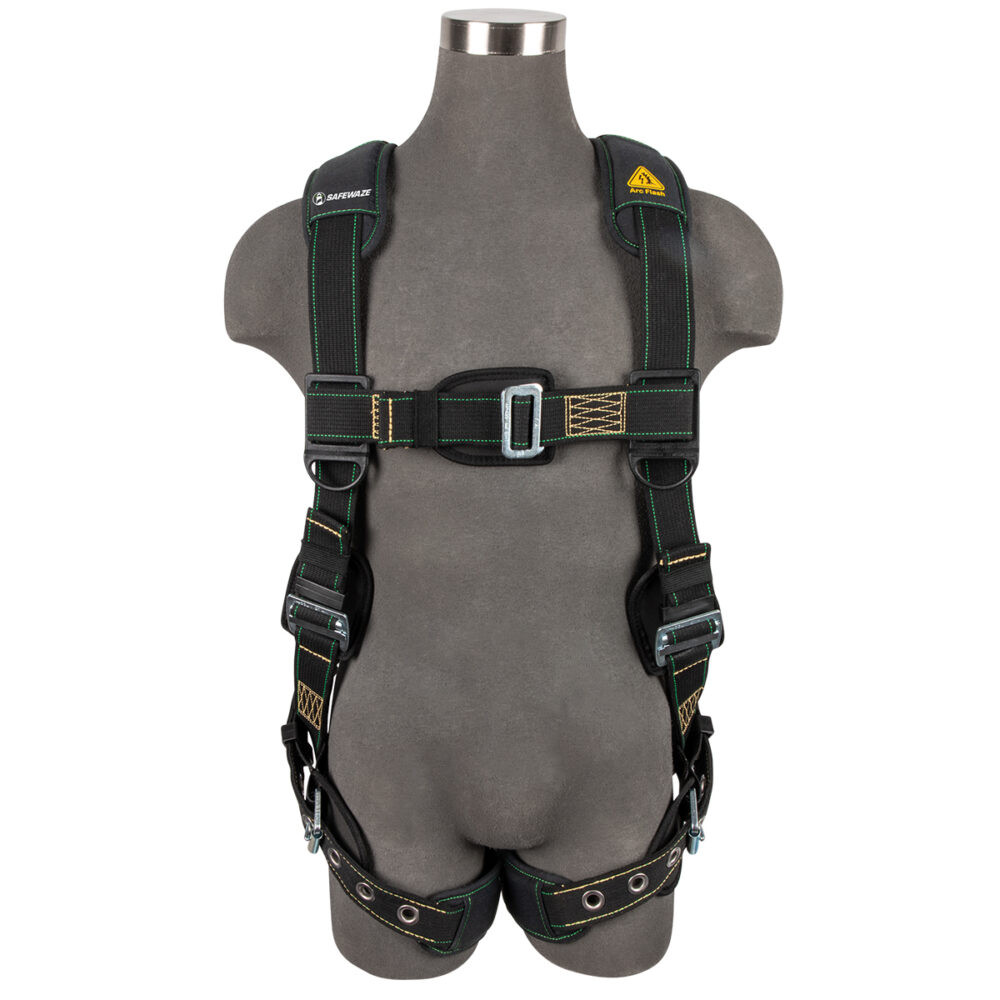 Arc Flash Full Body Harness: 1D, MB Chest, TB Legs | 020-1357