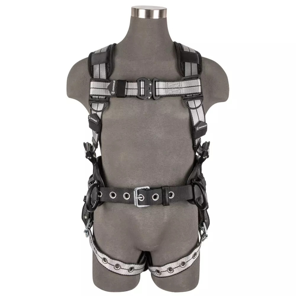 PRO+ Slate Construction Harness: Alu 3D, Alu QC Chest, TB Legs | 020-1192