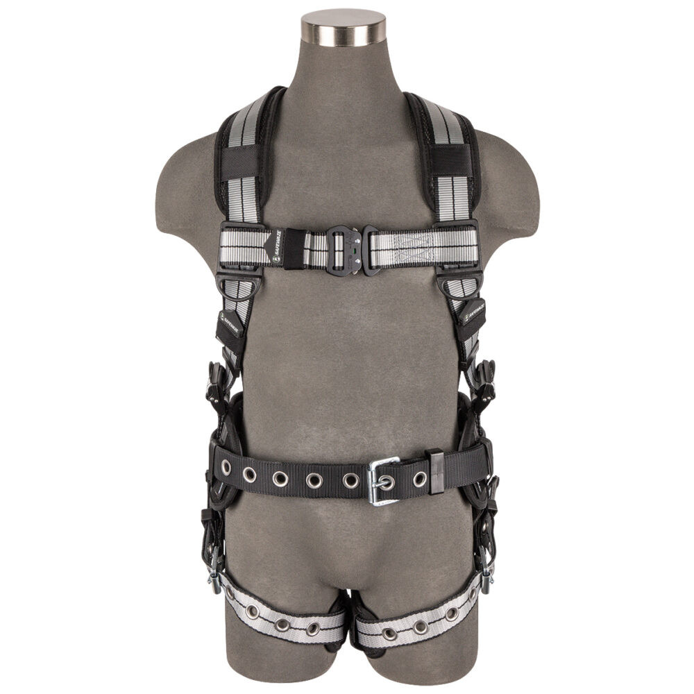 PRO+ Slate Construction Harness: Alu 1D, Alu QC Chest, TB Legs | 020-1197