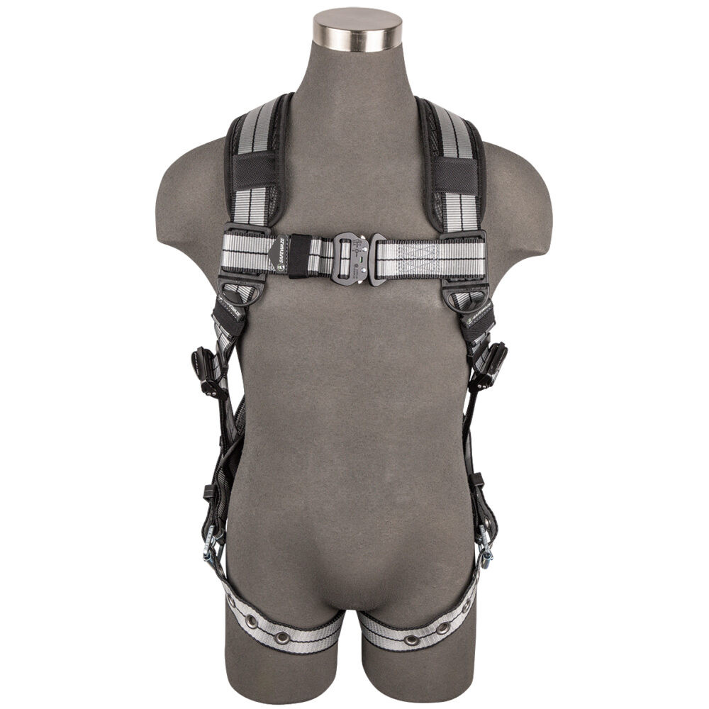 PRO+ Slate Full Body Harness: Alu 1D, Alu QC Chest, TB Legs | 020-1228