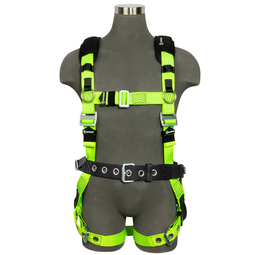 Reflective Full Body Harness: 1D, MB Chest, TB legs, Mining belt | 021-1812