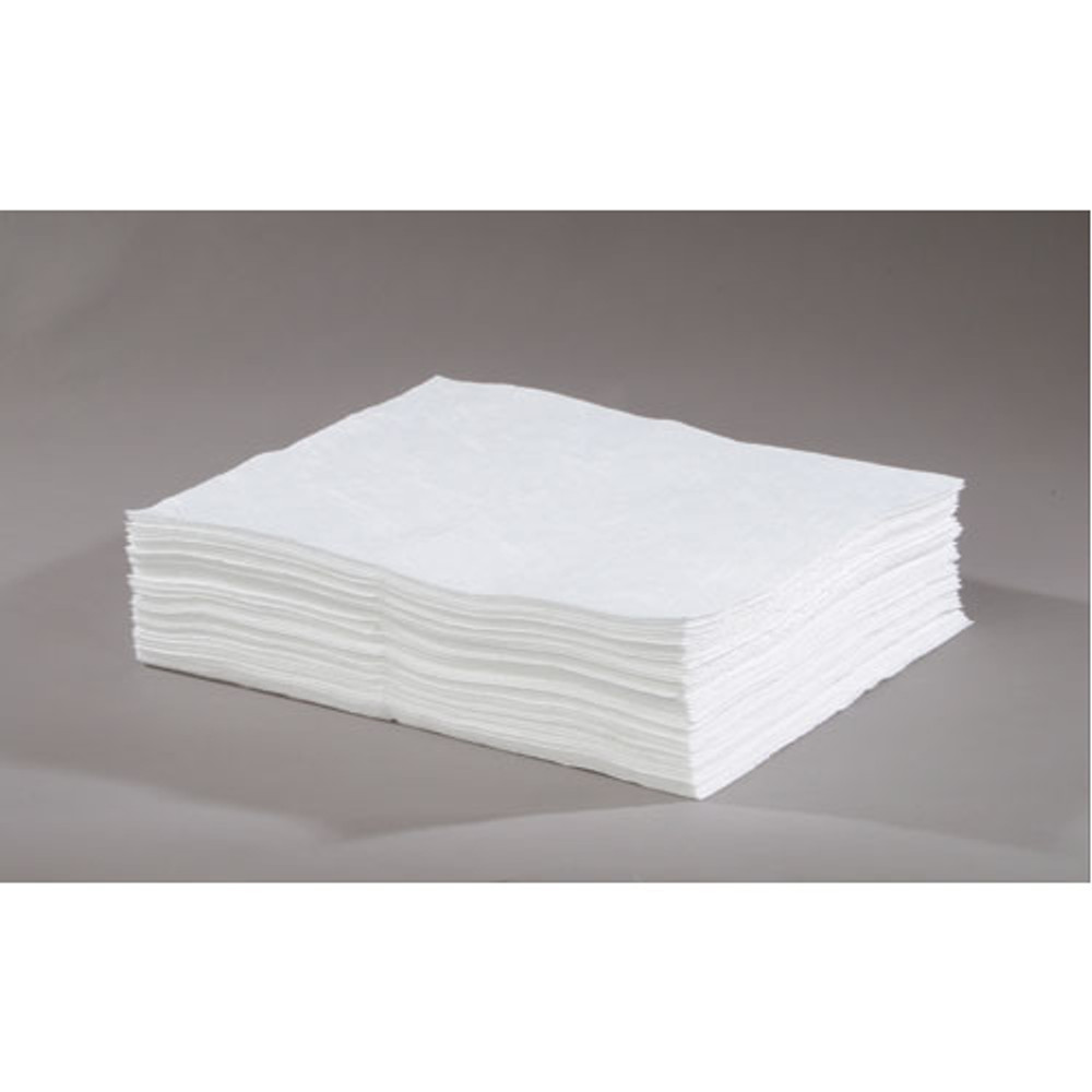 TaskBrand Oil Only Sorbent Pad, White - White