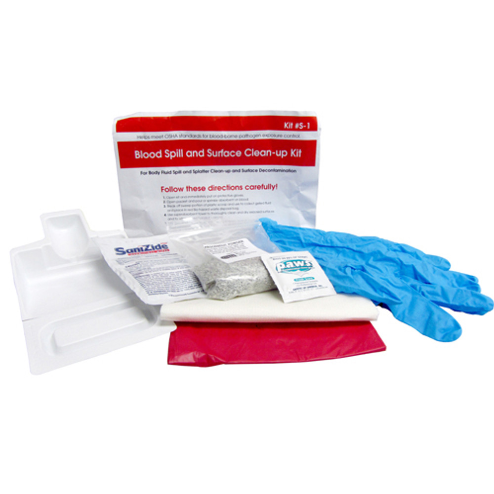 First Step Blood Spill Clean-Up Kit -