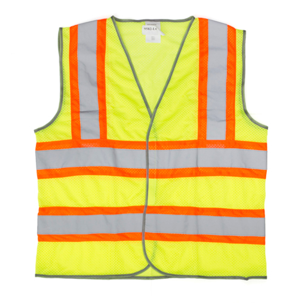 ProWorks Safety Vest, Class II - Hi Vis Green SVGM-3X