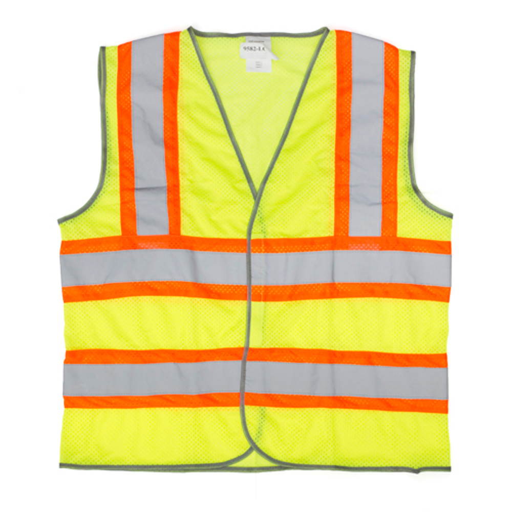 ProWorks Safety Vest, Class II - Hi Vis Green SVGM-LG