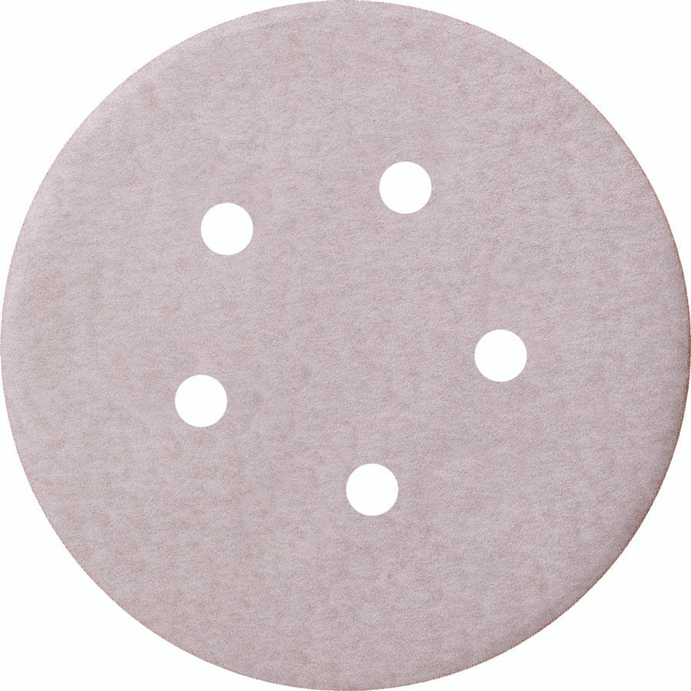 Paper Discs,3S Stearated Aluminum Oxide Paper Disc for Wood and Bare Metal,  Hook & Loop (5 holes) 36550