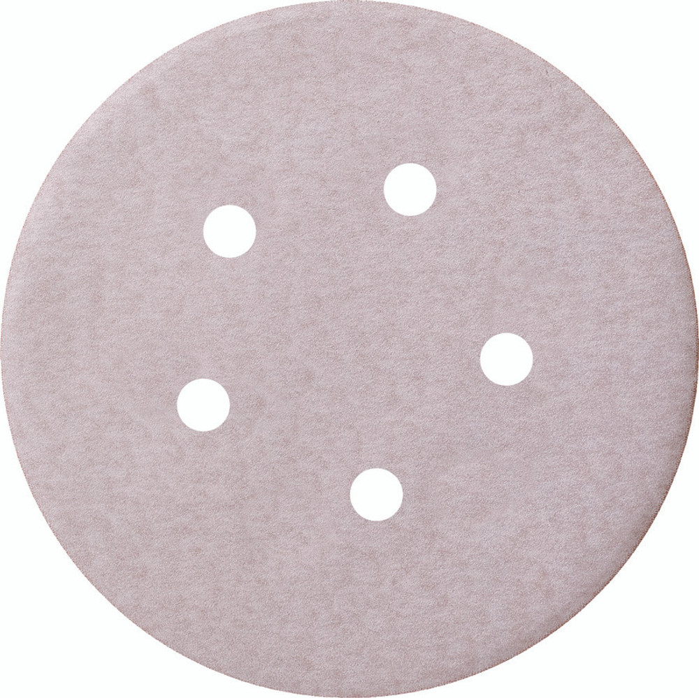 Paper Discs,3S Stearated Aluminum Oxide Paper Disc for Wood and Bare Metal,  Hook & Loop (5 holes) 36551