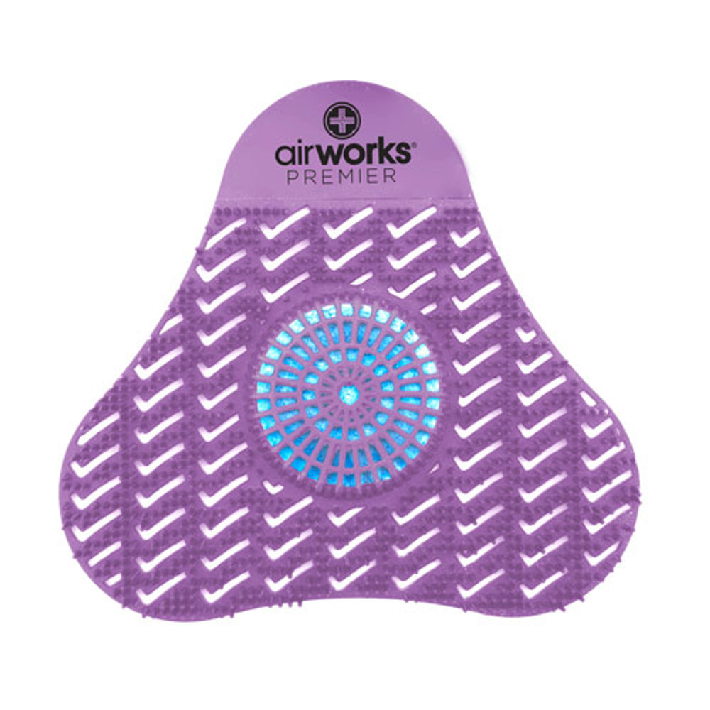 AirWorks Premier Urinal Screen w/Smart Block - Purple/Blue