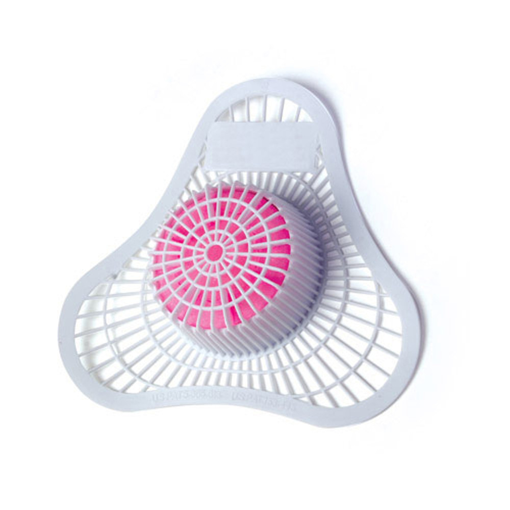 Health Gards Urinal Screen w/ Non-Para Block - Pink 01901