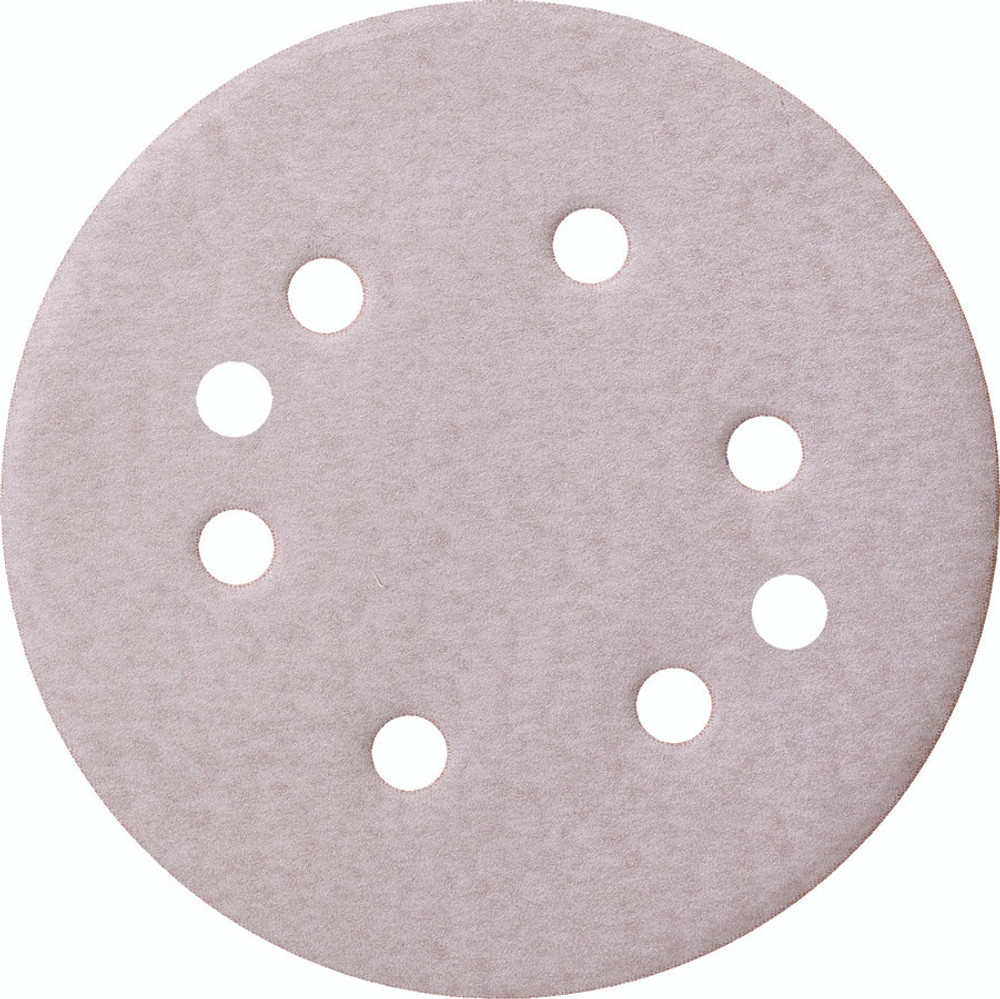 Paper Discs,4S Premium Stearated Aluminum Oxide Premium Paper Disc for Wood and Primed Surfaces,  Hook & Loop (8 holes) 37541