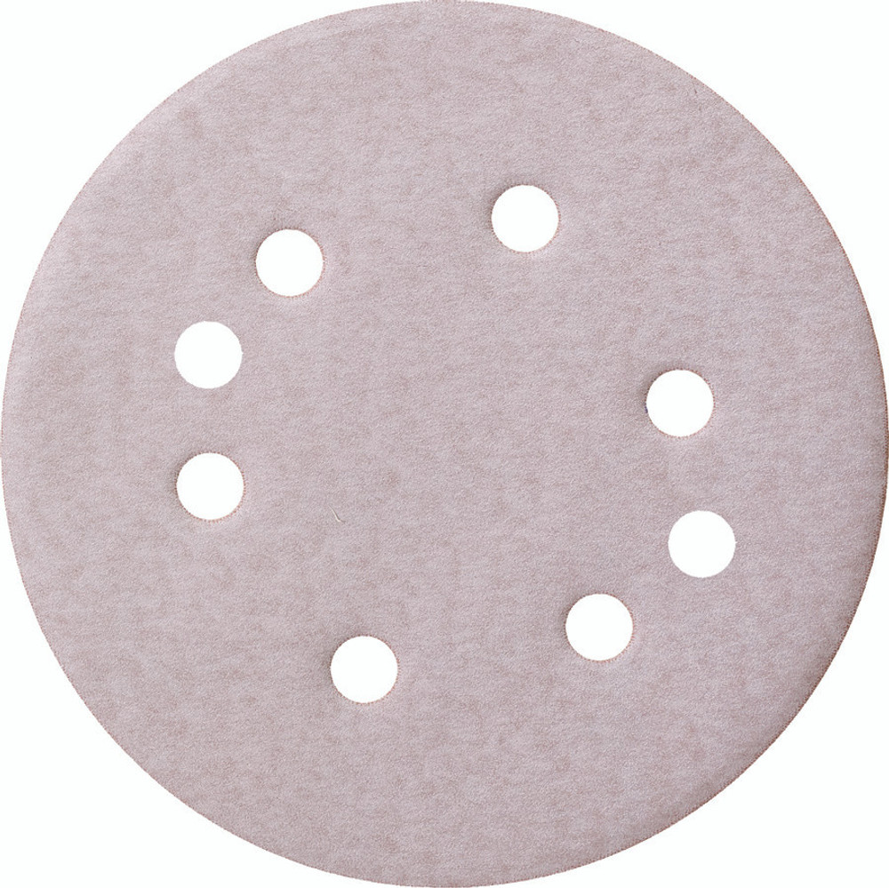 Paper Discs,4S Premium Stearated Aluminum Oxide Premium Paper Disc for Wood and Primed Surfaces,  Hook & Loop (8 holes) 37542