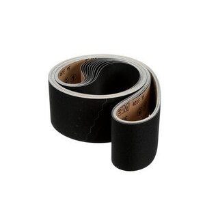 3M Cloth Belt 461F, P600 XF-weight, 1-1/8 in x 21 in, Fabri-lok, Single-flex, 50 ea/Case
