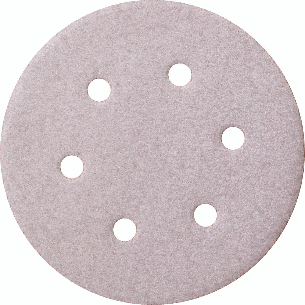 Paper Discs,4S Premium Stearated Aluminum Oxide Premium Paper Disc for Wood and Primed Surfaces,  Hook & Loop (6 holes) 37646