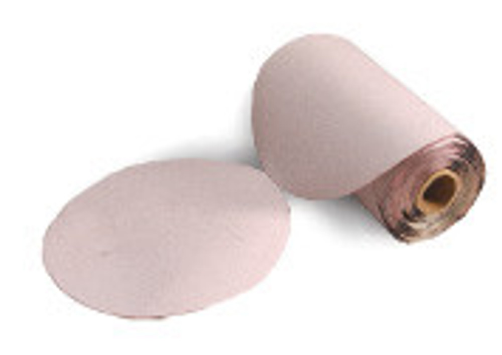 Paper Discs,4S Premium Stearated Aluminum Oxide Premium Paper Disc for Wood and Primed Surfaces,  PSA Disc Rolls (100 per roll / 4 rolls per box) 37807