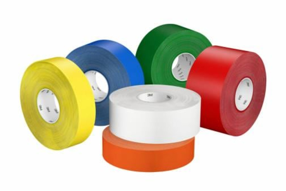 3M Durable Floor Marking Tape 971L, White, 24 in x 36 yd, 17 mil, 1 Roll/Case