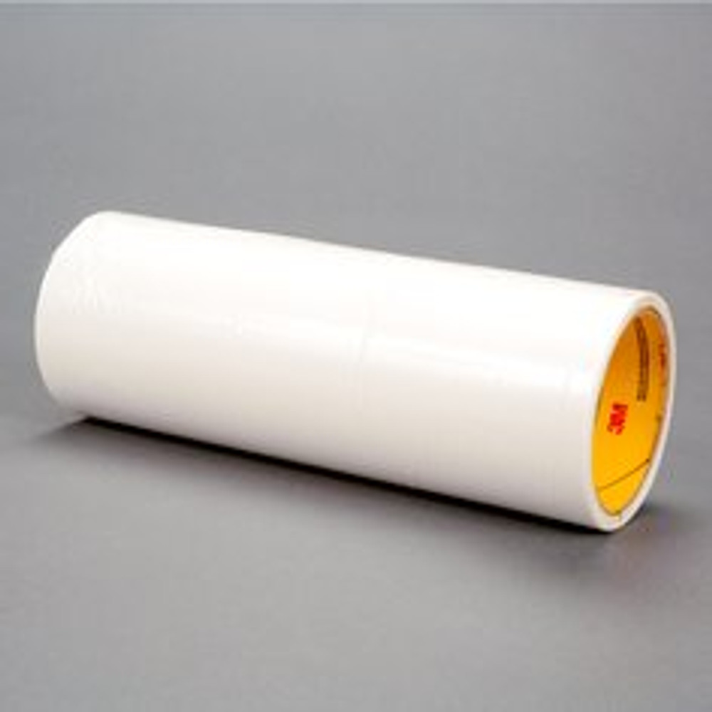 3M Double Coated Tape 9817M, Clear, 60 in x 250 yd, 3.3 mil, 1 roll per
case, 9 rolls per pallet