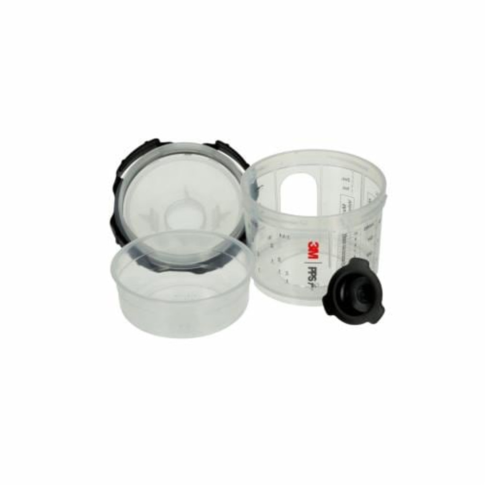 3M PPS Series 2.0 Spray Cup System Kit 26028, Micro (3 fl oz, 90 mL), 200 Micron Filter, 1 Kit/Case