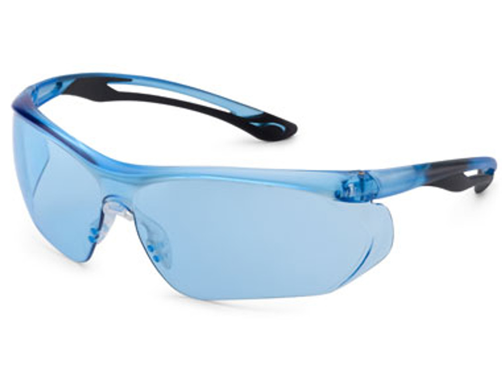 Clear Temples, Black Flex, Clear Lens