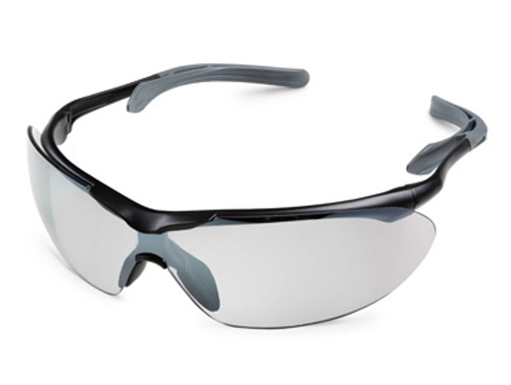 Gray Frame, Black Temple Tips, Clear Lens