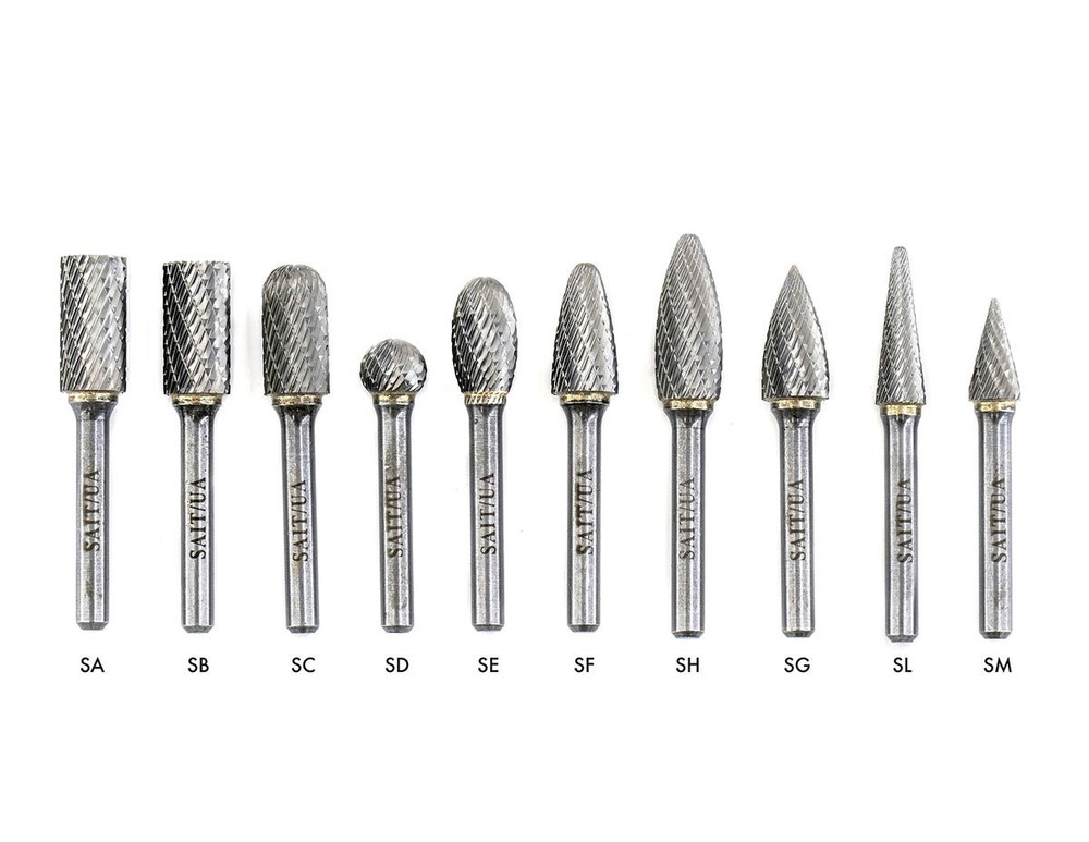 Tungsten Carbide Burs,Double Cut (Alternate Cut) Carbide Burs ,  SF 45021