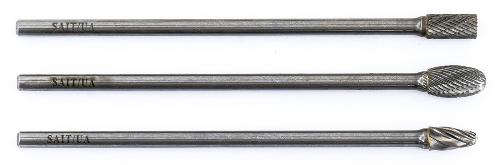Tungsten Carbide Burs,6" Length Shank Carbide Burs ,  SC 45623
