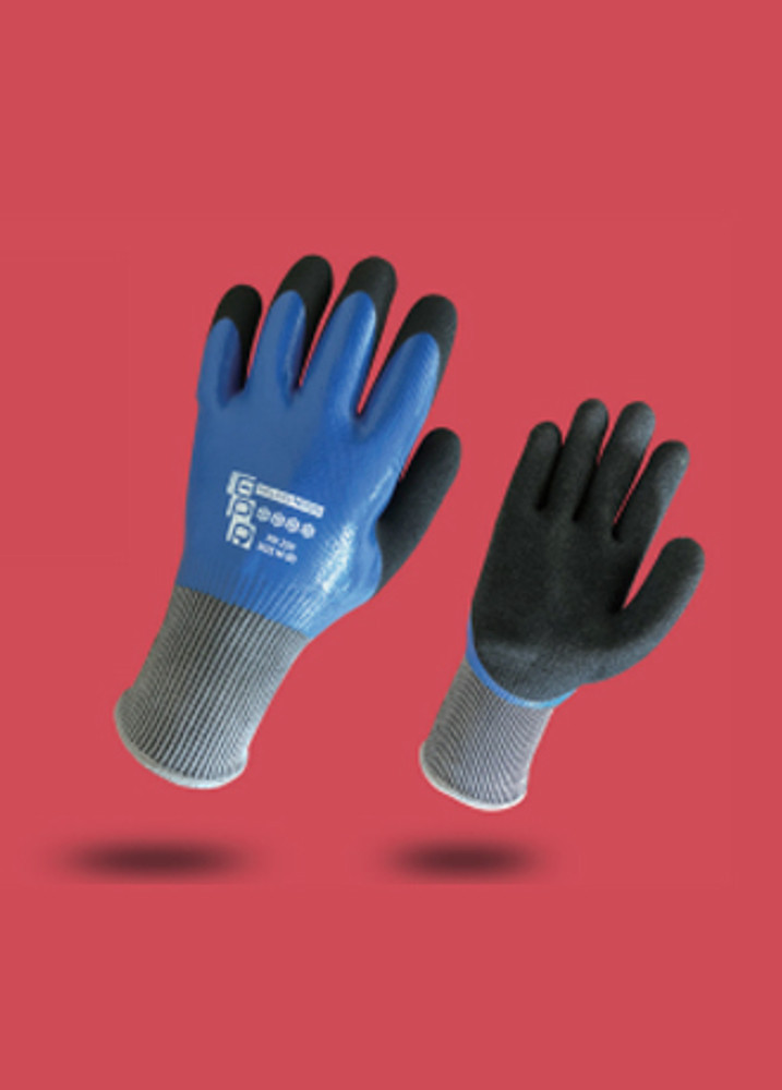 Glove-Outer Liner: 13-gauge Gray Nylon - L