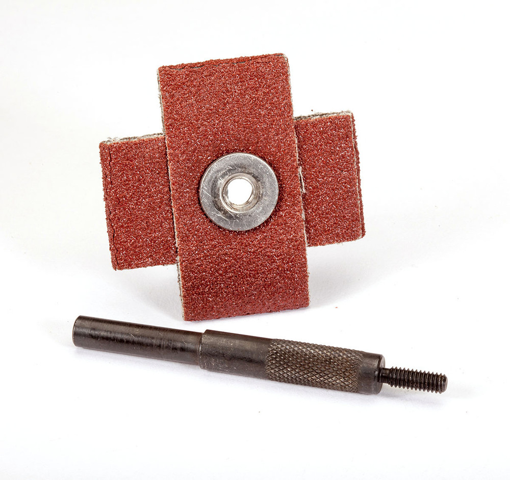 Cross Pads,Cross Pad Aluminum Oxide,  4" Diameter 48062