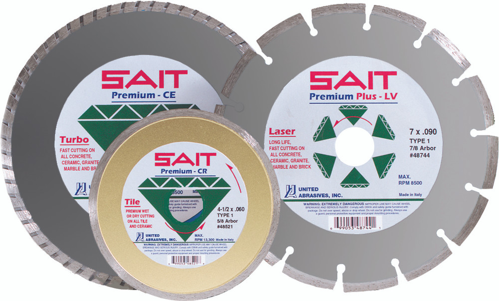 Small Diameter Diamond Blades,Serrated Rim Diamond Blade ,  Serrated Rim CE Premium 48502