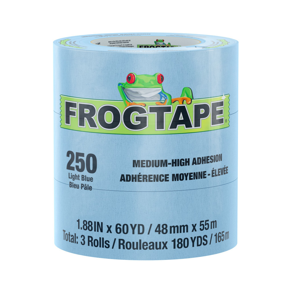 FrogTape 250 Light Blue Performance Grade Moderate Temperature, Medium-High Adhesion Masking Tape 105380