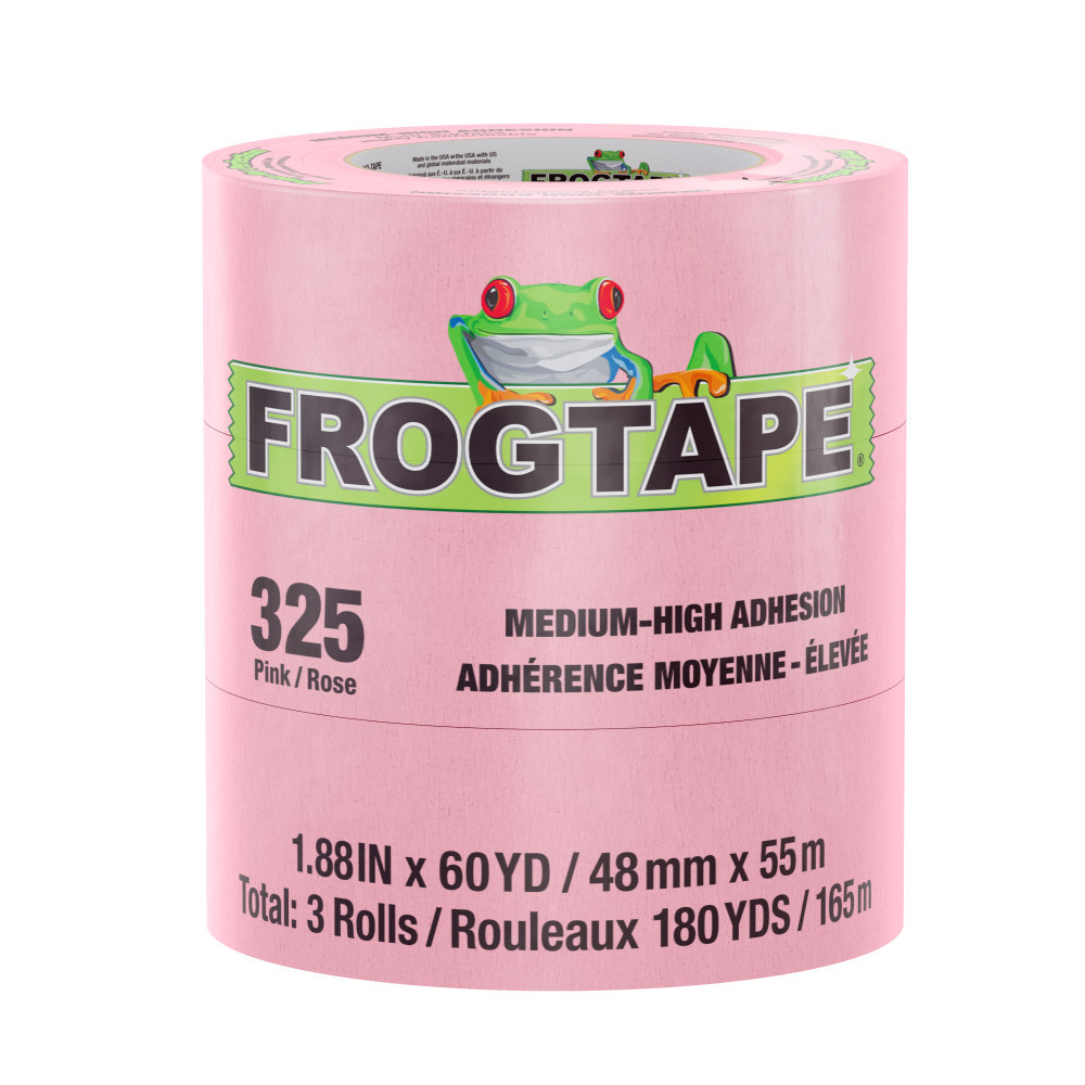 FrogTape 325 Pink Performance Grade High Temperature, Medium-High Adhesion Masking Tape 105383