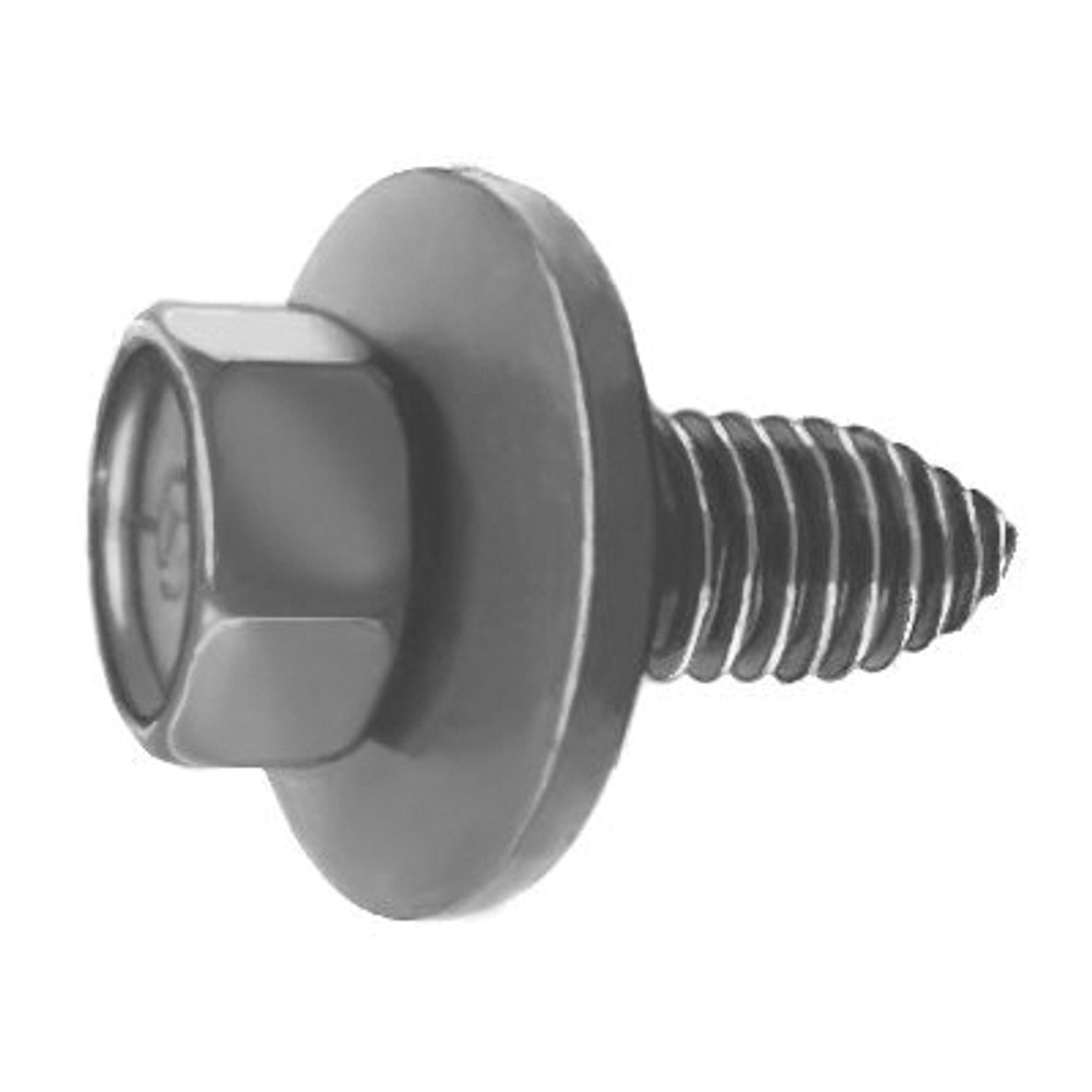 Au-ve-co AuvecoPak AP11109 Body Bolt, System of Measurement: Imperial, 3/8-16 Thread, 1 in L, Hex, Sems Head