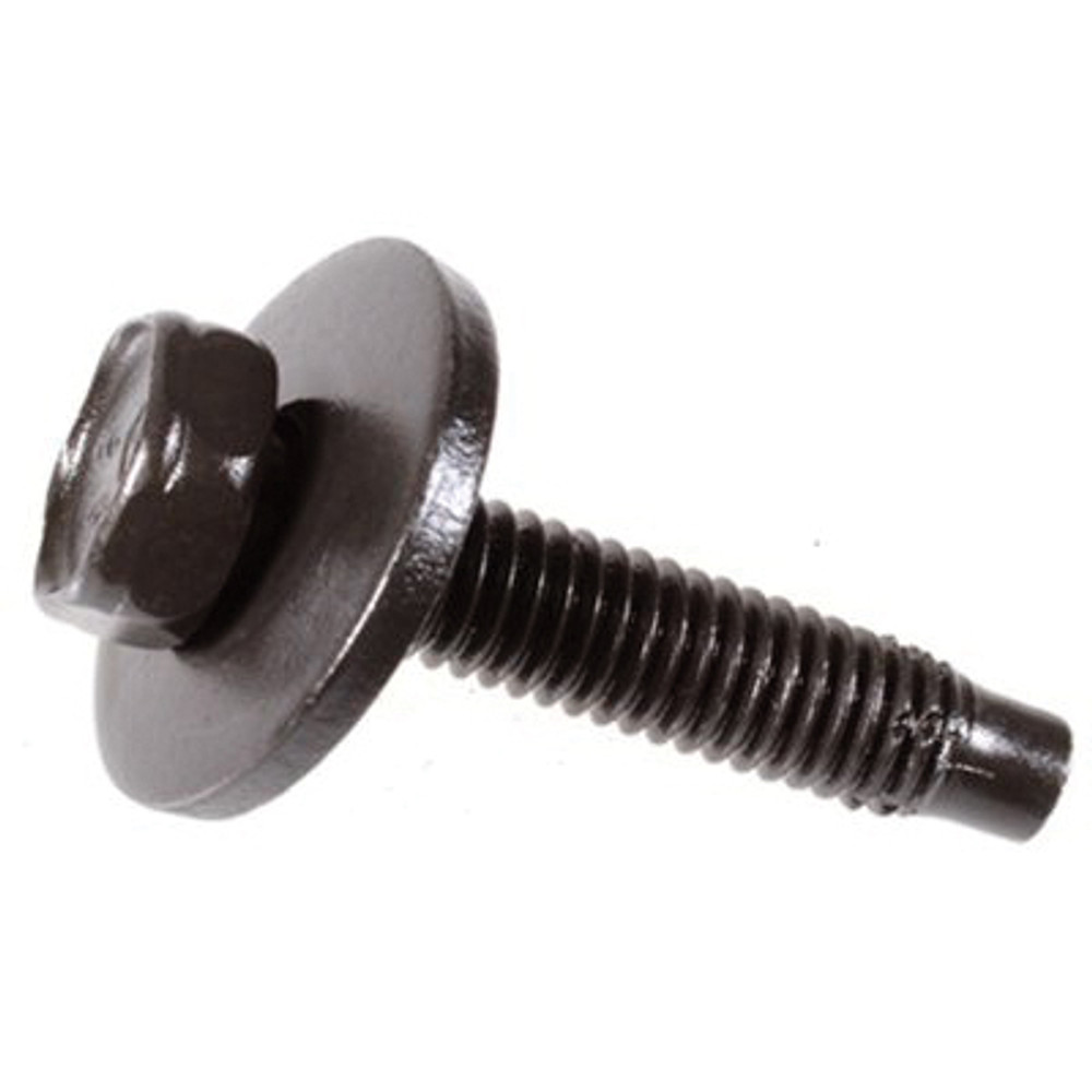 Au-ve-co 15818 Bolt, System of Measurement: Metric, M6x1 Thread, 30 mm L, Hex, Sems Head, 10 mm Head