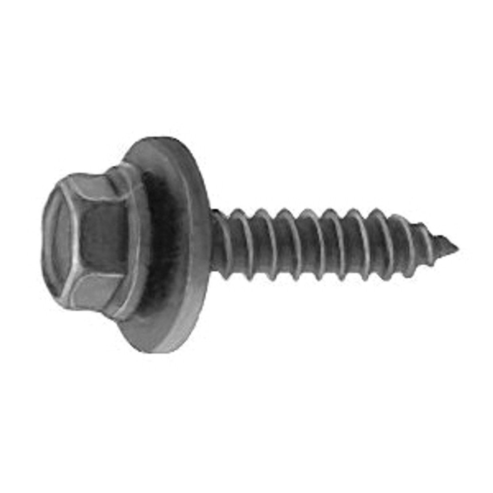 Au-ve-co 12738 Screw, System of Measurement: Metric, M4.2x1.41 Thread, 20 mm L, Hex Washer, Sems Head
