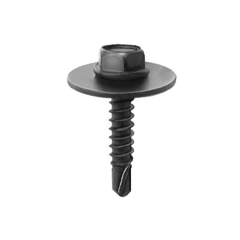 Au-ve-co 20476 Tapping Screw, System of Measurement: Metric, M4.2x1.41 Thread, 20 mm L, Hex Washer, Sems Head