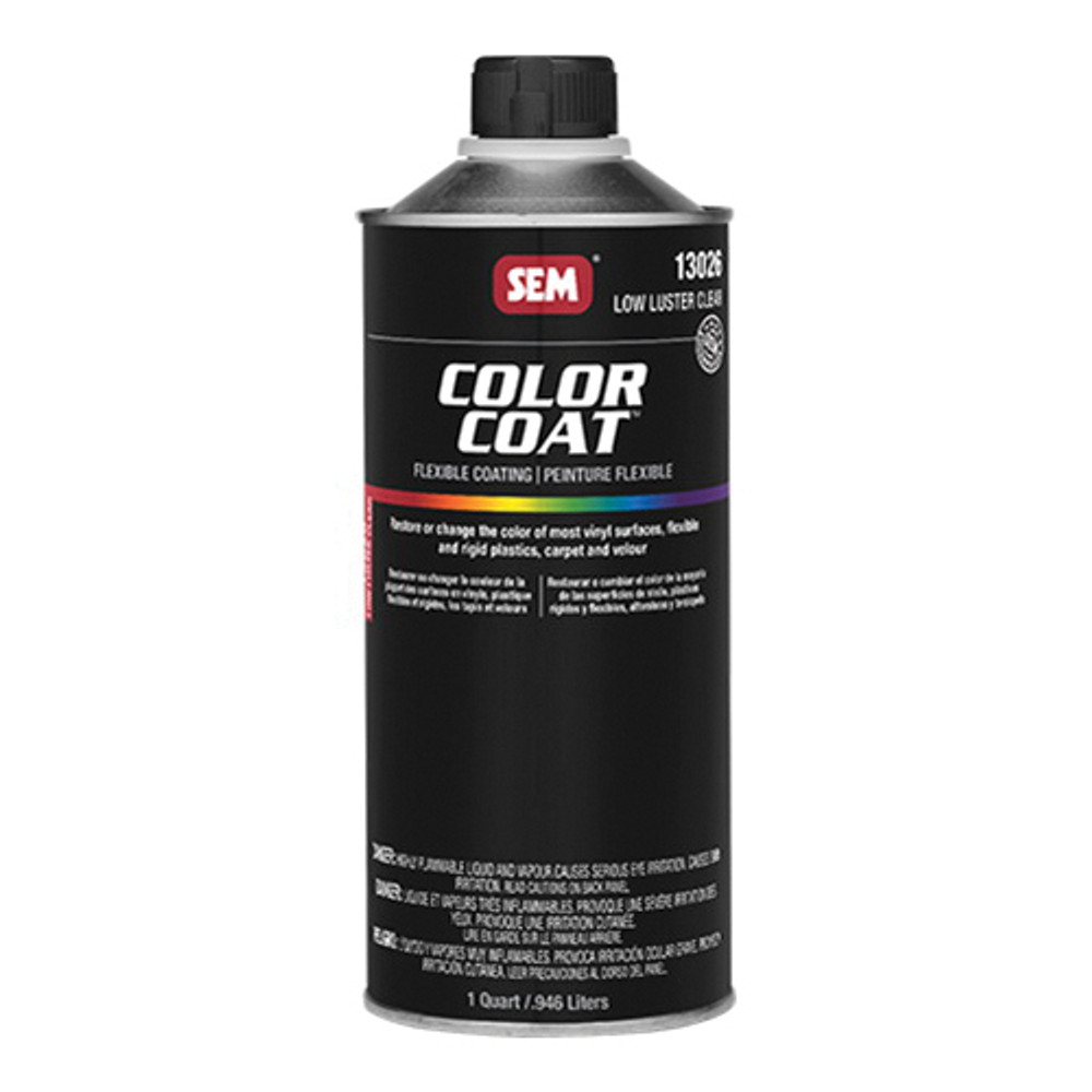 COLOR COAT 13026 Color Coat Mixing System, Low Luster Clear, 87.43 % VOC, 1 qt, Can