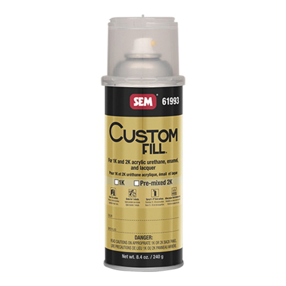 CUSTOM FILL 61993 Aerosol Blank, 35 % VOC, 16 oz, Can