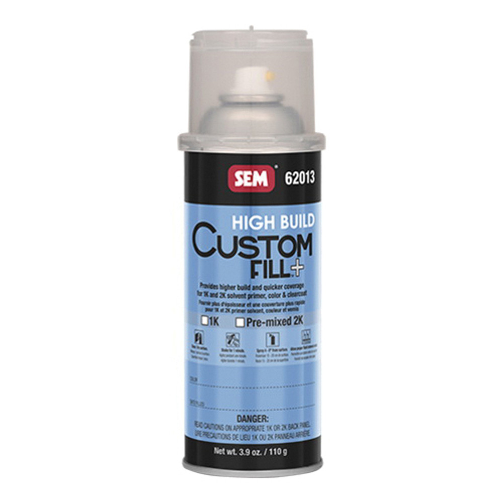 CUSTOM FILL 62013 Plus High Build Aerosol Blank, 48.51 % VOC, 16 oz, Can