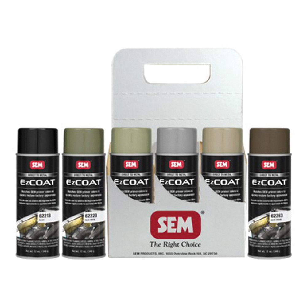 EzCOAT 62209 Metal Coating Assortment, 13 sq-ft Coverage Area, 16 oz, Aerosol Can