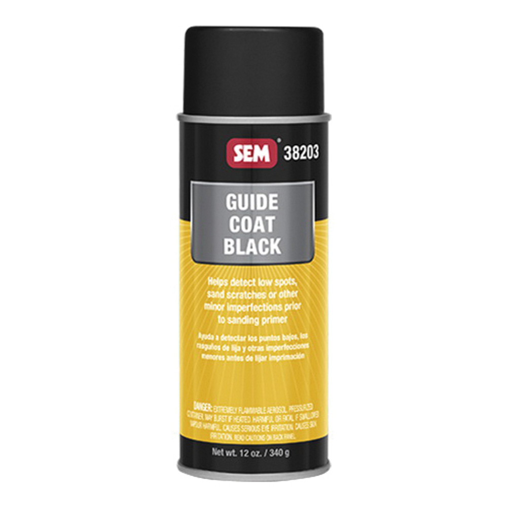 SEM 38203 Guide Coat, Black, 16 oz