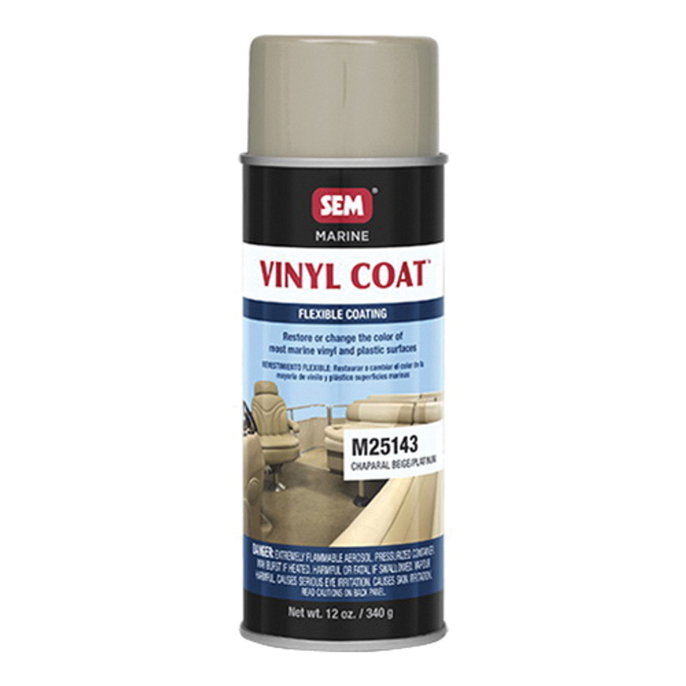 SEM VINYL COAT M25143 Vinyl Coat, Chaparal Beige/Platinum, 54.76 % VOC, 16 oz, Can