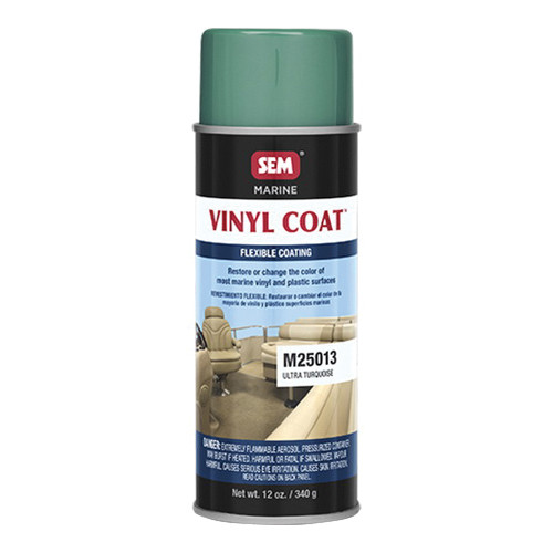 SEM VINYL COAT M25013 Vinyl Coat, Ultra Turquoise, 54.76 % VOC, 16 oz, Can