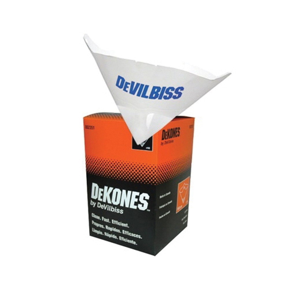 DEVILBISS DeKones 802852 Lint-Free Premium Paint Strainer, 125 um Filter, Nylon