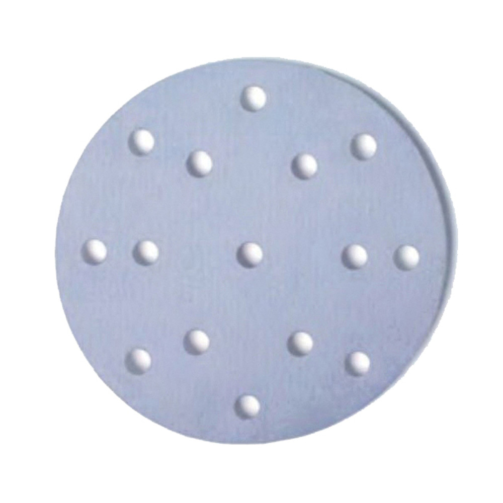MIRKA Q.Silver 2B Series 2B-611-400 Vacuum Disc, 6 in Dia, P400 Grit, Aluminum Oxide Abrasive, Paper Backing