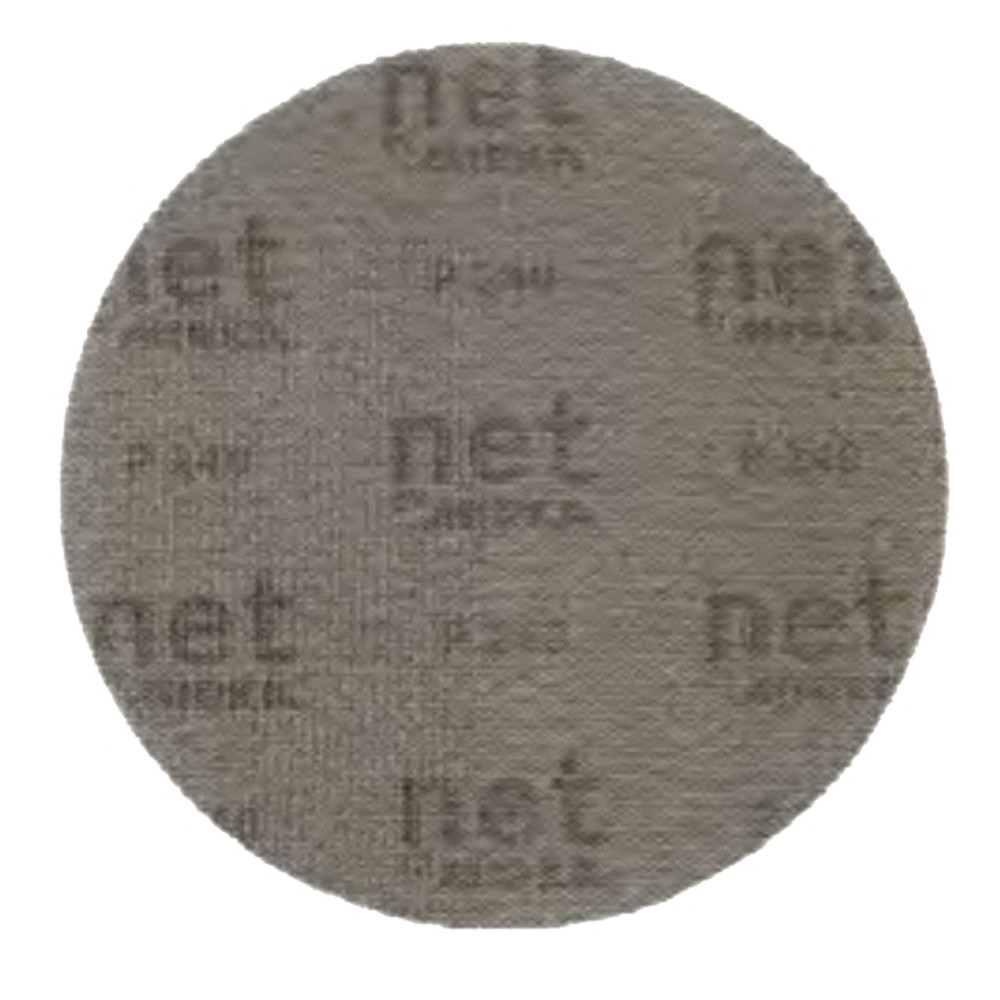 MIRKA Autonet AE Series AE24105051 Net Grip Disc, 6 in Dia, 500 Grit, Aluminum Oxide Abrasive, Polyamide NET Backing