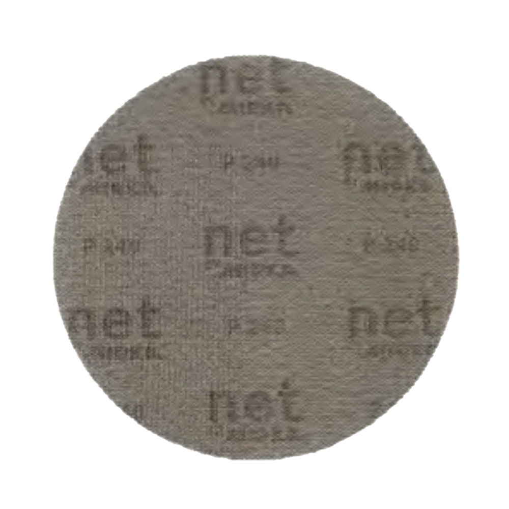 MIRKA Autonet AE Series AE24105012 Net Grip Disc, 6 in Dia, 120 Grit, Aluminum Oxide Abrasive, Polyamide NET Backing