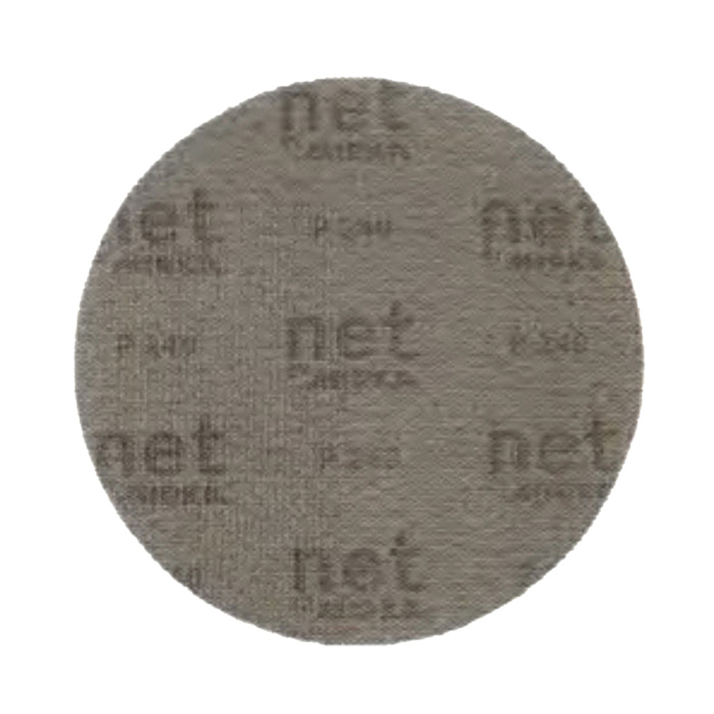 MIRKA Autonet AE Series AE24105018 Net Grip Disc, 6 in Dia, 180 Grit, Aluminum Oxide Abrasive, Polyamide NET Backing