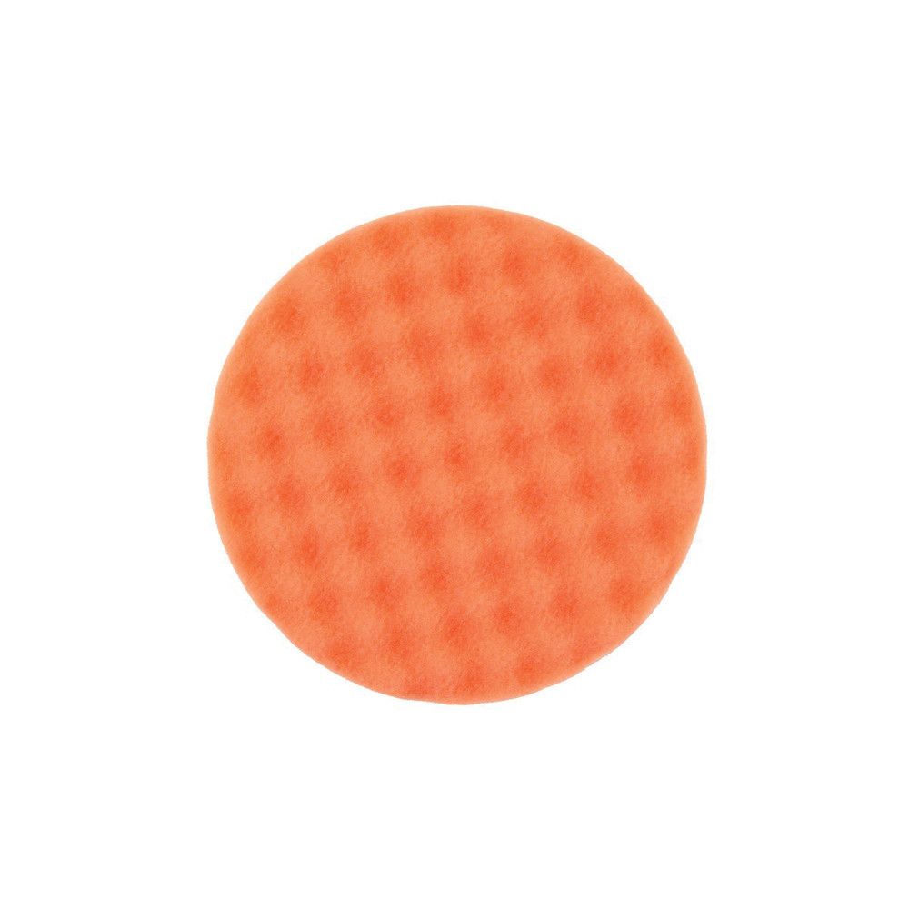 MIRKA MPADOF-6W Waffle Polishing Pad, 6 in Dia, Foam, Orange