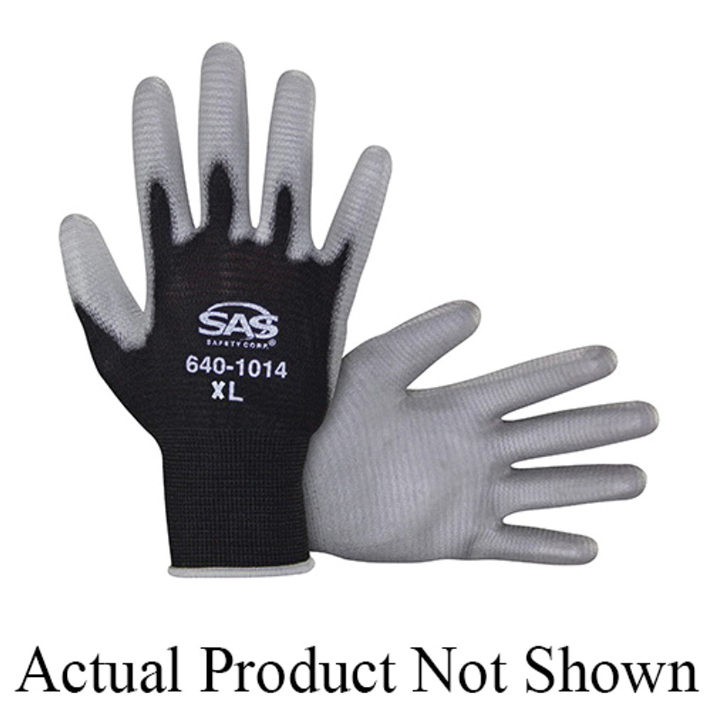SAS Safety Corp PawZ 640-1022 Gloves, M, Knitted Cuff, Nylon Glove