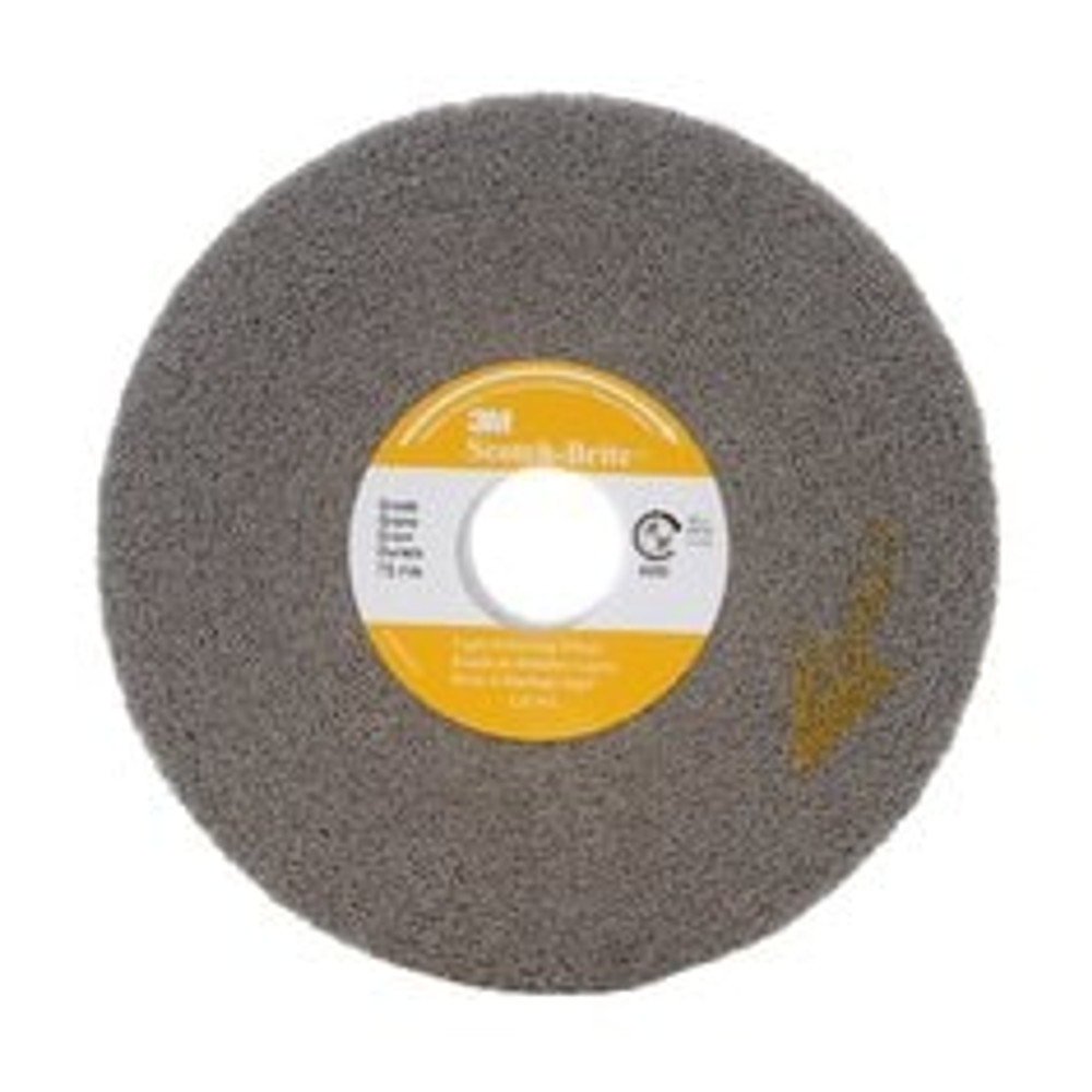 Scotch-Brite Light Deburring Wheel, LD-WL, 6S Fine, 8 in x 24 in x 3 in