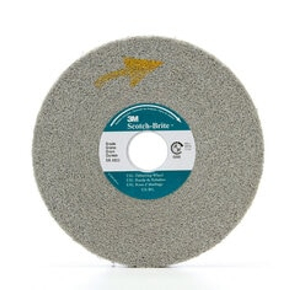 Scotch-Brite EXL Deburring Convolute Wheel, XL-WL, 8A Medium, 6 in x 24
in x 1 in